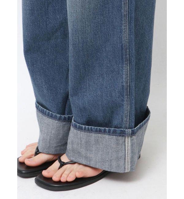 Ungrid「Lee別注 ワッペンデザインデニムサロペット」|オールインワン|