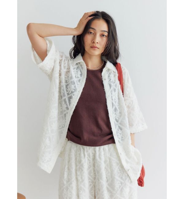 Ungrid「針抜きアメスリタンクトップ」|タンクトップ|ブラウン