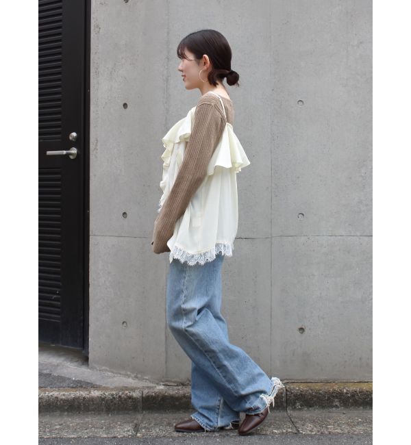 Ungrid「フィブツイルフリルキャミ」|キャミソール|