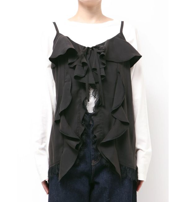 Ungrid「フィブツイルフリルキャミ」|キャミソール|