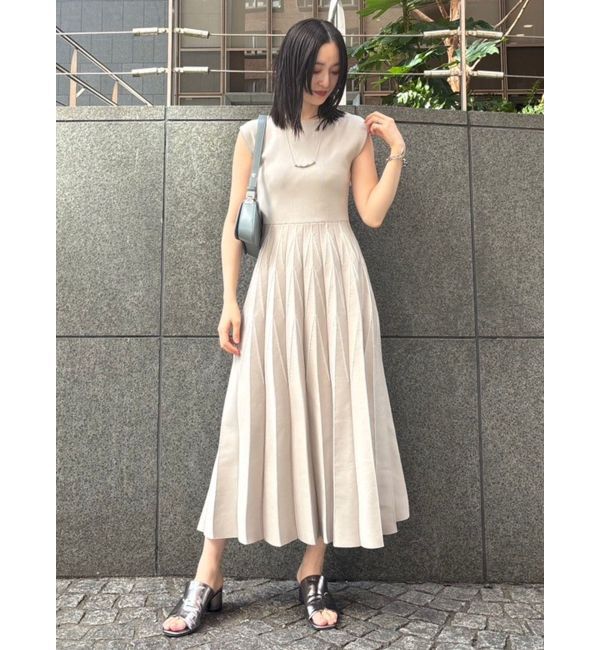 LAGUNAMOON「ジオメトリックフォルムニットワンピース」|ワンピース|