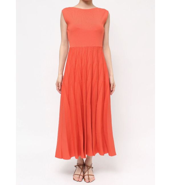 LAGUNAMOON「ジオメトリックフォルムニットワンピース」|ワンピース|