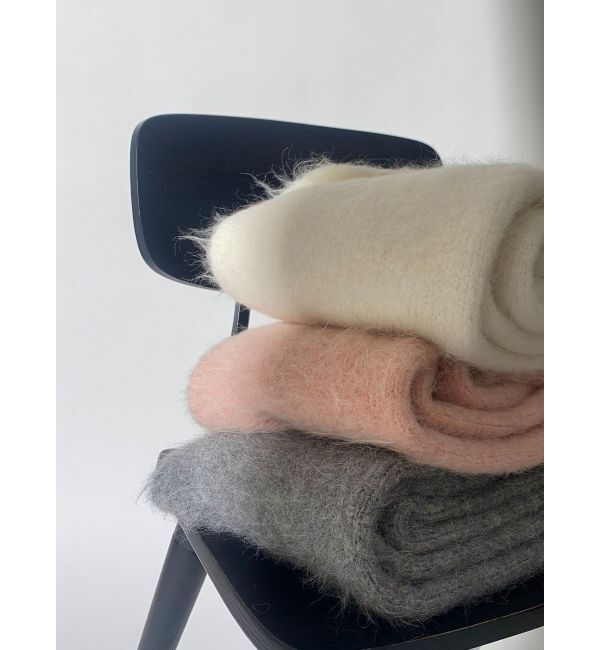 LAGUNAMOON「アルパカシャギーニットストール」|ストール|