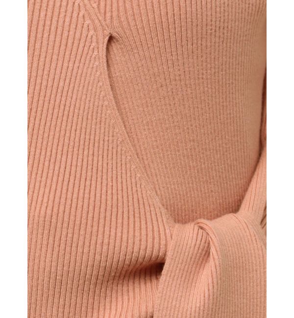 LAGUNAMOON「カシュクールウエストリボンニットトップス」|ニット・セーター|