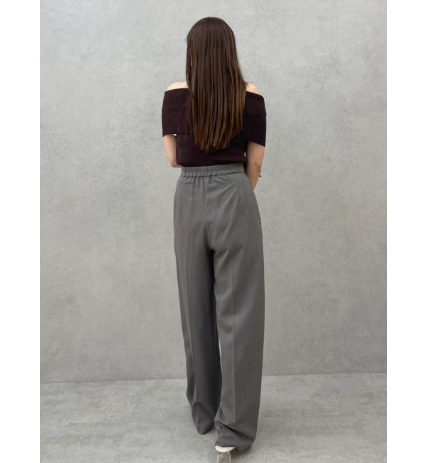 LAGUNAMOON「オフショルダーリブニットプルオーバー」|ニット・セーター|