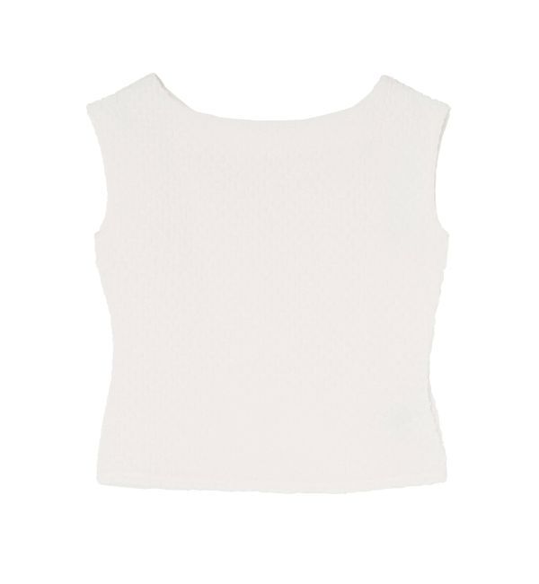 LAGUNAMOON「2WAYシャーリングトップス」|Tシャツ・カットソー|アイボリー