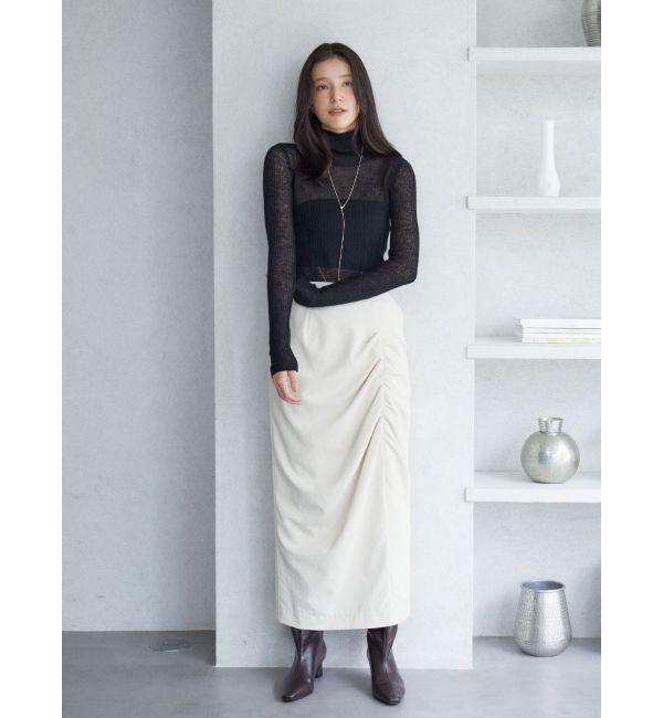 LAGUNAMOON「アルパカシアータートルニットプルオーバー」|ニット・セーター|