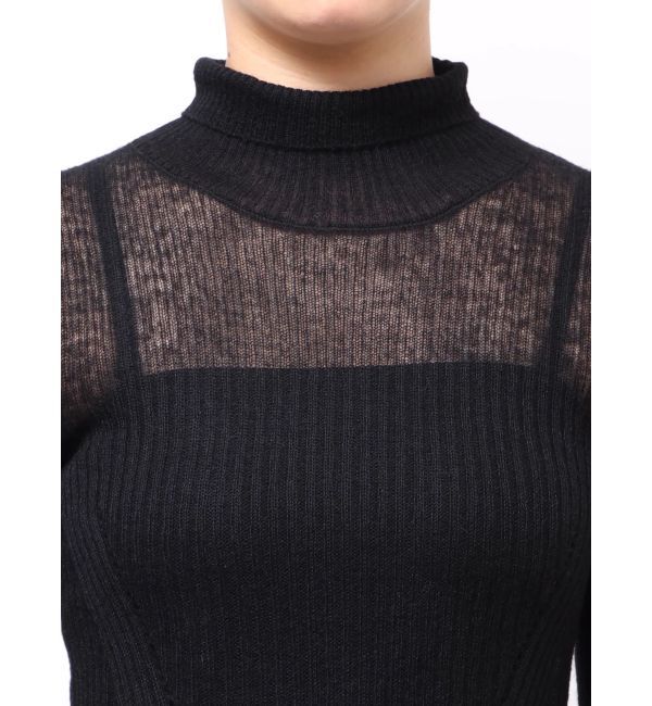 LAGUNAMOON「アルパカシアータートルニットプルオーバー」|ニット・セーター|