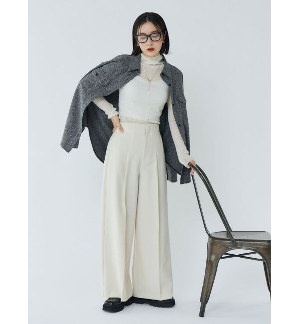 LAGUNAMOON「アルパカシアータートルニットプルオーバー」|ニット・セーター|