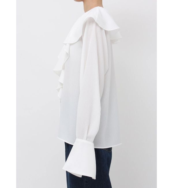 LAGUNAMOON「クレープフリルブラウス」|シャツ・ブラウス|