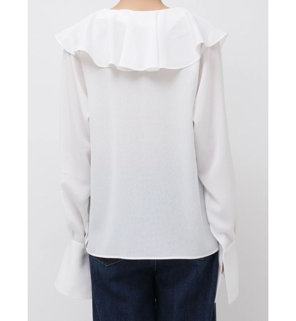 LAGUNAMOON「クレープフリルブラウス」|シャツ・ブラウス|