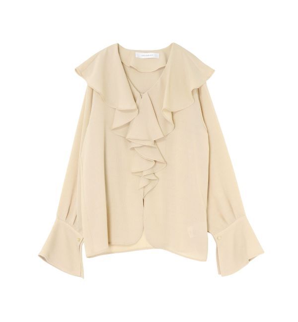 LAGUNAMOON「クレープフリルブラウス」|シャツ・ブラウス|
