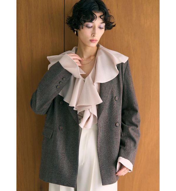 LAGUNAMOON「クレープフリルブラウス」|シャツ・ブラウス|