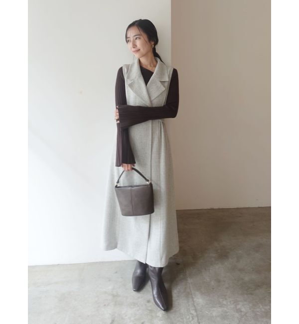 LAGUNAMOON「ツイードメタルボタンテーラードジャンパースカート」|ジャンパースカート|