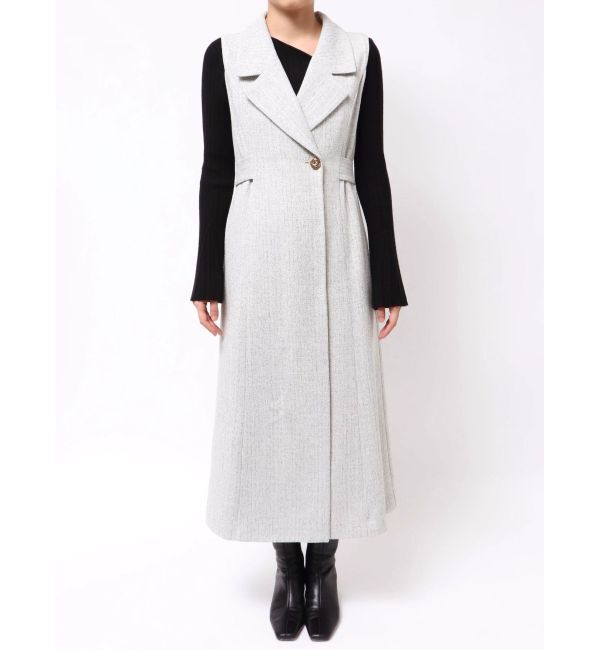 LAGUNAMOON「ツイードメタルボタンテーラードジャンパースカート」|ジャンパースカート|