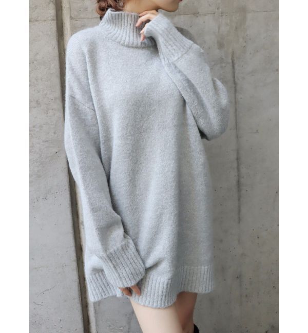 EVRIS「ハイネックルーズニットワンピース」|ワンピース|