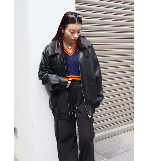 EVRIS「ショートケーブルニットトップス」|ニット・セーター|