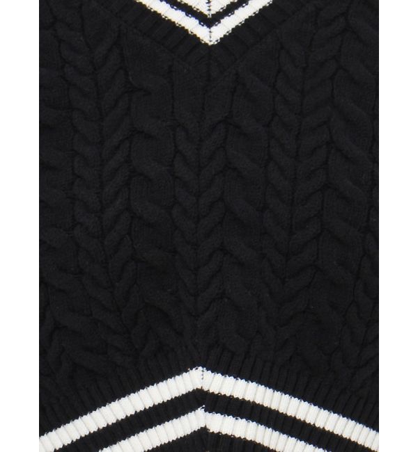 EVRIS「ショートケーブルニットトップス」|ニット・セーター|