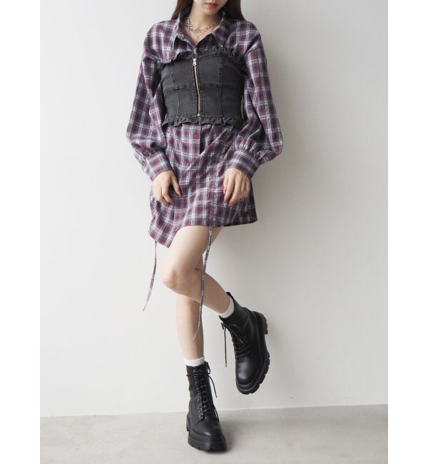 EVRIS「レースアップインソールワークブーツ」|ショートブーツ|