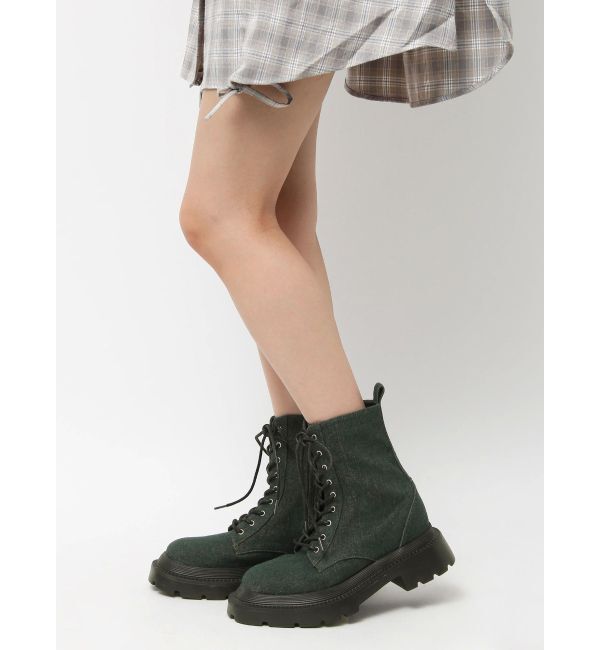EVRIS「レースアップインソールワークブーツ」|ショートブーツ|