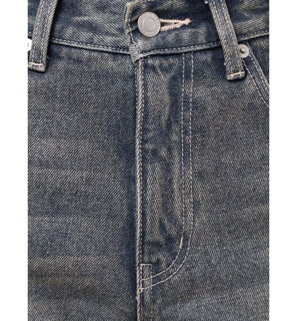 EVRIS「ウエストビジューワイドデニムパンツ」|デニム|