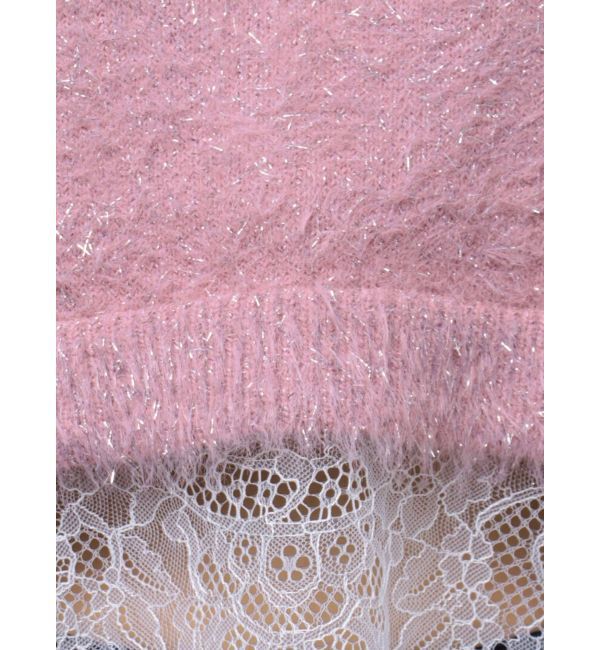 jouetie「レースドッキングニット」|ニット・セーター|