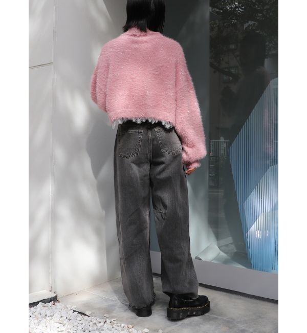 jouetie「レースドッキングニット」|ニット・セーター|