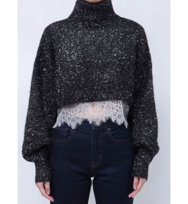 jouetie「レースドッキングニット」|ニット・セーター|