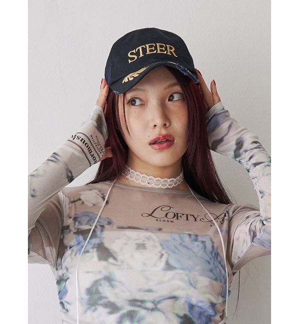 jouetie「ヴィンテージライクロゴメッシュキャップ」|キャップ・キャスケット|