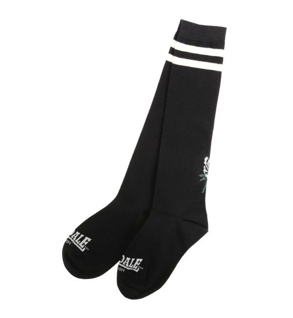jouetie「【LONSDALE&times;jouetie】ローズジャガードラインハイソックス」|ソックス|