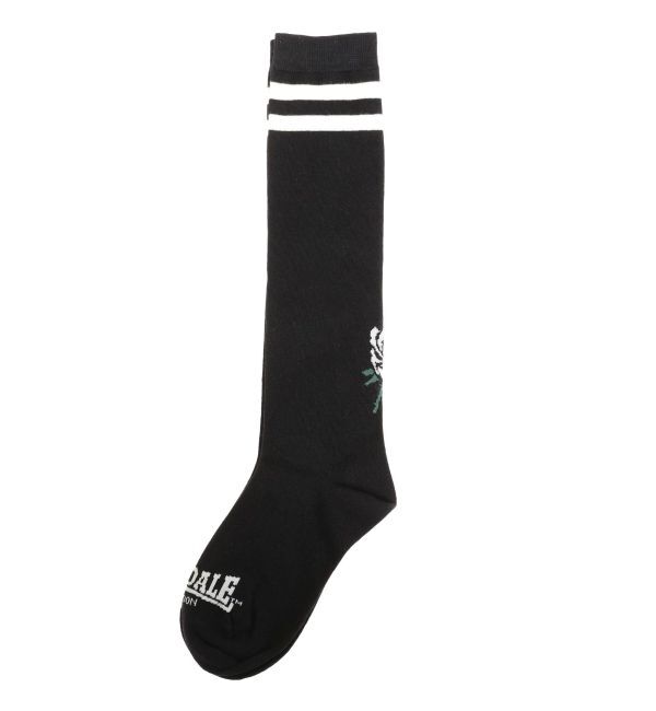 jouetie「【LONSDALE&times;jouetie】ローズジャガードラインハイソックス」|ソックス|