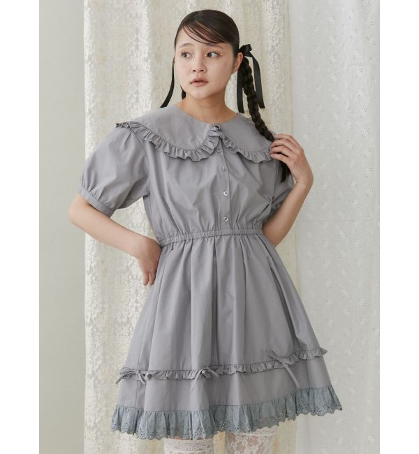 merry jenny「リボンフレアミニワンピース」|ワンピース|