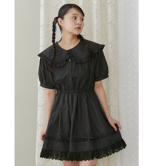 merry jenny「リボンフレアミニワンピース」|ワンピース|