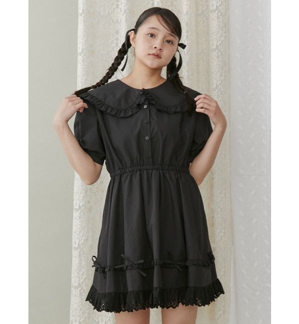 merry jenny「リボンフレアミニワンピース」|ワンピース|