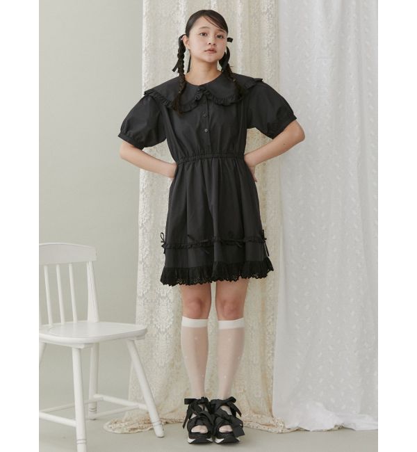 merry jenny「リボンフレアミニワンピース」|ワンピース|