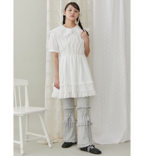 merry jenny「リボンフレアミニワンピース」|ワンピース|