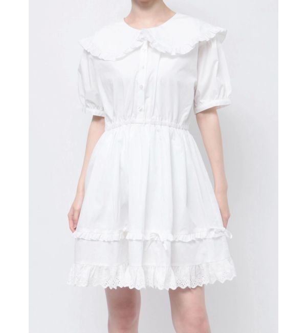 merry jenny「リボンフレアミニワンピース」|ワンピース|