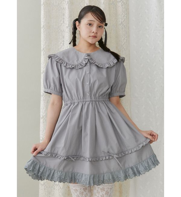 merry jenny「リボンフレアミニワンピース」|ワンピース|