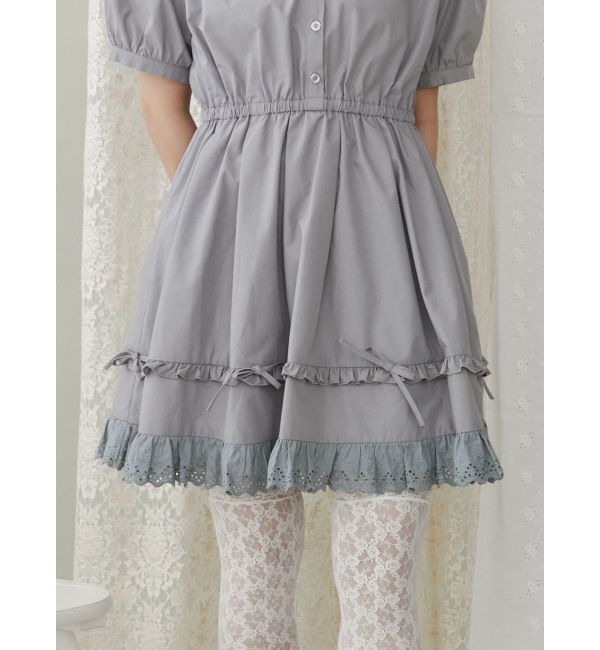 merry jenny「リボンフレアミニワンピース」|ワンピース|