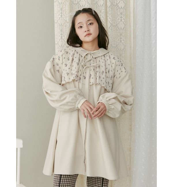 merry jenny「petit flower ribbonミニワンピース」|ワンピース|