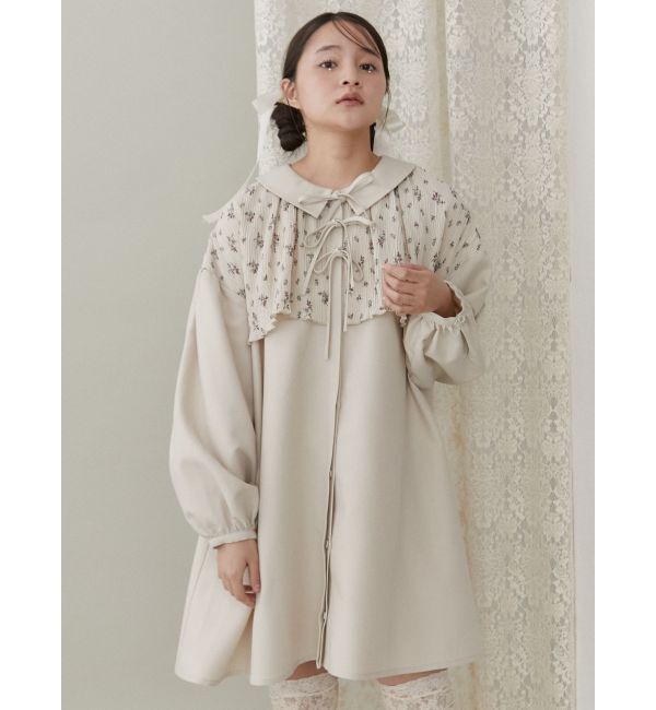 merry jenny「petit flower ribbonミニワンピース」|ワンピース|