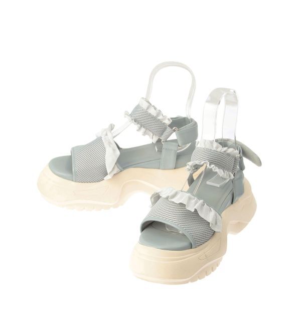 merry jenny「フリルメッシュスニーカーサンダル」|サンダル|