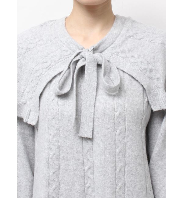 merry jenny「ケープリボンニットワンピース」|ワンピース|