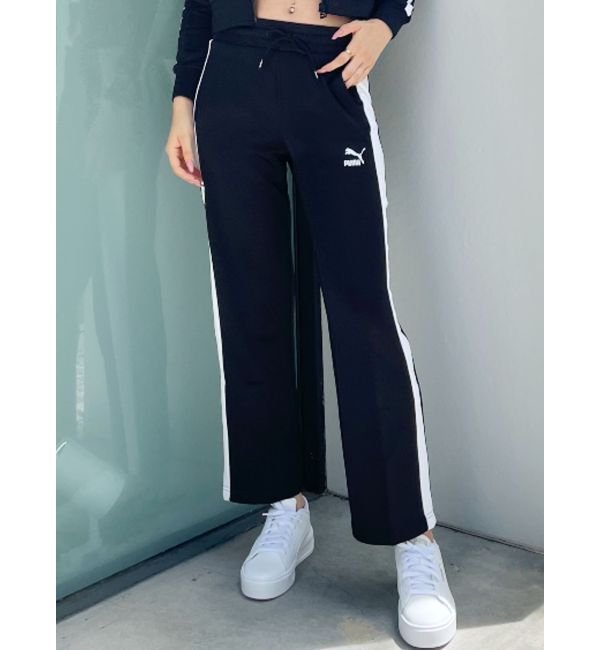 GYDA「PUMA ICONIC T7 ストレートレッグトラックパンツ」|その他|ブラック
