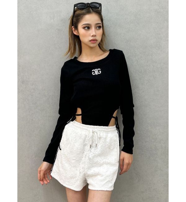 GYDA「ラインレースショートパンツ」|その他|