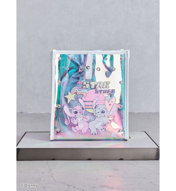 GYDA「スティッチ / GYDA bijouクリアBAG」|ショルダー・メッセンジャー|オフホワイト