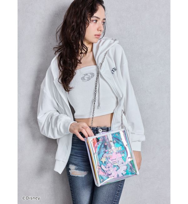 GYDA「スティッチ / GYDA bijouクリアBAG」|ショルダー・メッセンジャー|