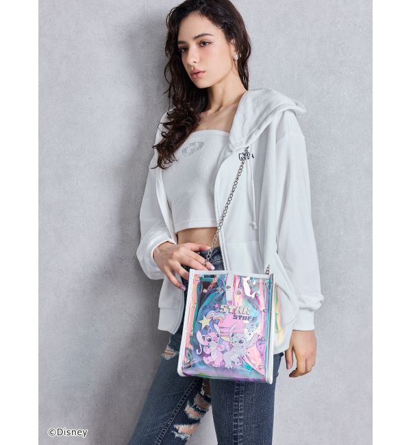 GYDA「スティッチ / GYDA bijouクリアBAG」|ショルダー・メッセンジャー|