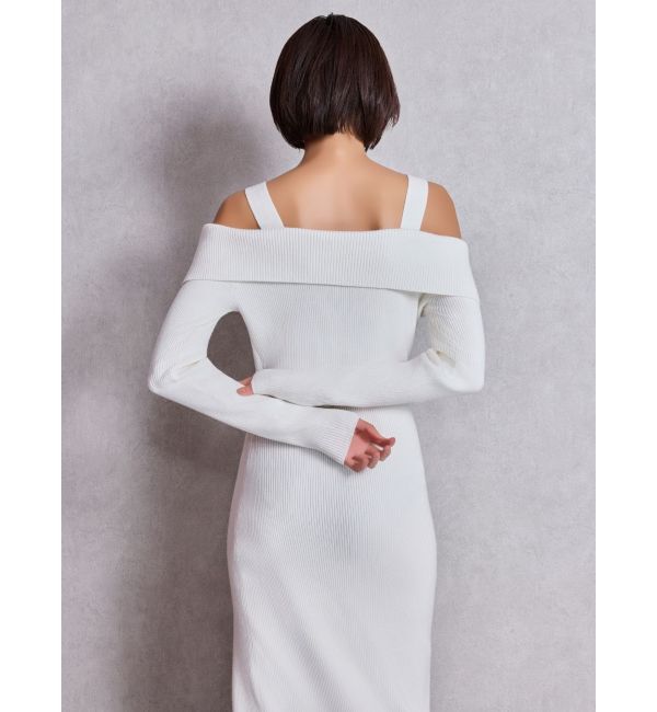 GYDA「オフショルニットLONGワンピース」|ワンピース|