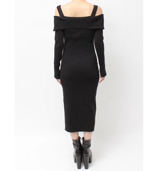 GYDA「オフショルニットLONGワンピース」|ワンピース|